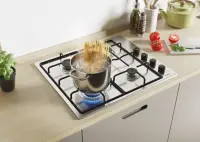Candy Hob | Idea CHW6LBX/4U2 | Gas | Number of burners/cooking zones 4 | Knob | Stainless Steel – pilt 4