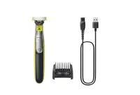 Philips Shaver | QP2734/23 OneBlade 360 | Operating time (max) 60 min | Wet & Dry | Lithium Ion | Green/Gray