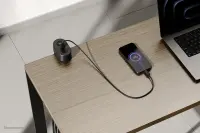 Neomounts | Desk socket with clamp and USB-C and USB-A ports - Quick charge | DS22-840BL6 – pilt 9