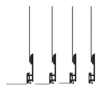 Neomounts AV30-500BL Videobar Kit | Universal | 43-110 " | Maximum weight (capacity) 10 kg | Black – pilt 7