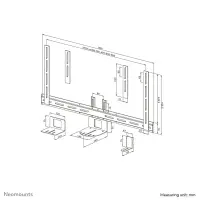 Neomounts AV50-500BL PTZ/UC Camera Shelf Kit | Universal | 43-110 " | Maximum weight (capacity) 5 kg | Black – pilt 10