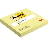 Kleepmärkmepaberid Post-it® Z-Notes, 76 x 76 mm, 100 lehte, kanaarilindkollane