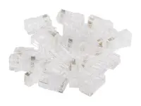 Lanberg | RJ45 CAT.6 UTP Plug 8P8C PASS Through Type, 100 pcs | PLU-6000EZ | Transparent