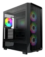 Case|MONTECH|X5|MidiTower|Case product features Transparent panel|Not included|Colour Black|X5(B)