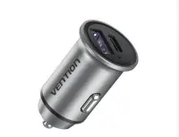 MOBILE CHARGER CAR 30W USB/2P GRAY FFFH0 VENTION