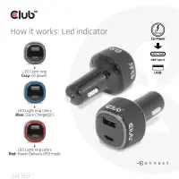 CLUB3D CAC-1922 mobiilseadme laadija Sülearvuti Must Sigaretisüütaja Automaatne – pilt 4