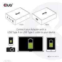 CLUB3D CAC-1906 mobiilseadme laadija Universaalne Must DC (alalisvool) Hoonesisene – pilt 9