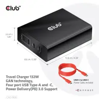 CLUB3D CAC-1906 mobiilseadme laadija Universaalne Must DC (alalisvool) Hoonesisene – pilt 16