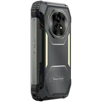 Blackview XPLORE 2 Rugged Phone 6.73 inch AMOLED 3200x1440 120Hz 12/256Gb MT 8300 Octa-Core 3.35GHz 50MP Front 50+20MP Rear Cam Night Vision 457LUM light TUV Low Blue Light Cert UL94 HB WiFi6E -20 to+60  20000mAh MIL-STD-810H Black