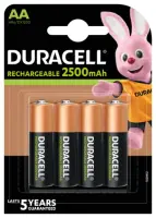 Akupatareid DURACELL AA 2500 mAh, 4tk