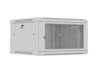 Lanberg Wall mounted installation cabinet 19" 9U 600X600 | WF01-6606-23S | Grey