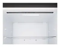 LG Refrigerator | GBBSJ1CCEP | Energy efficiency class C | Free standing | Combi | Height 186 cm | Fridge net capacity 220 L | Freezer net capacity 113 L | Display | 34 dB | Black