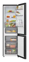 LG Refrigerator | GBBSJ1CCEP | Energy efficiency class C | Free standing | Combi | Height 186 cm | Fridge net capacity 220 L | Freezer net capacity 113 L | Display | 34 dB | Black