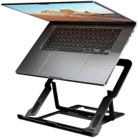 AXAGON STND-LAB ALU stand for 10" - 17,3" laptops, 8 adjustable angles, black