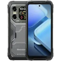 Blackview XPLORE 1 5G Rugged Phone 6.78-inch FHD 2460x1080 120Hz+2.01-inch 296x240 12+256GB MTK Dimensity 7050 octa-core 2.4Ghz Cam 50+64MP+20MP Night Vision 20000mAh NFC Gorilla Glass 5 Android 15 MIL-STD Black