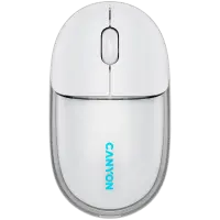 CANYON mouse OnClick 24 BT/ Wireless Transparent/White