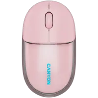 CANYON mouse OnClick 24 BT/ Wireless Transparent/Pink