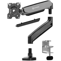 ONKRON Monitor Desk Mount for 13 to 32-Inch LCD LED OLED Screens up to 8 kg, Black