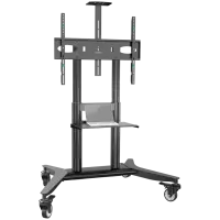 ONKRON Mobile TV stand for 55"-90" up to 75 kg, black
