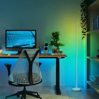 Nanoleaf Floor Lamp Smart Matter WiFi 1700Lm RGBW, White | 22 W | 16M+ colours – pilt 4