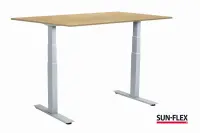 SUN-FLEX ADAPT VI reguleeritava kõrgusega laud, (600706+650906), 2 mootorit, kask raam, 160x80 cm.