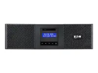 Eaton 9E UPS, 6000 VA, 5400 W, Input: Hardwired, Outputs: Hardwired, (8) C13, (2) C19, Rack, 3U, Rack-mounting kit included | Eaton