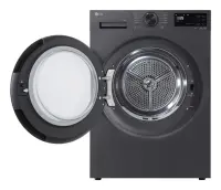 LG Dryer Machine | RHX5009TBB | Energy efficiency class B | Front loading | 9 kg | Heat pump | LED | Depth 66 cm | Wi-Fi | Matte black – pilt 3