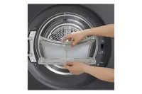 LG Dryer Machine | RHX5009TBB | Energy efficiency class B | Front loading | 9 kg | Heat pump | LED | Depth 66 cm | Wi-Fi | Matte black – pilt 6