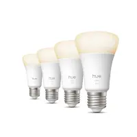 Philips Hue W 810 A60 4P EU | E27 | Warm to cool white light | Bluetooth, Zigbee