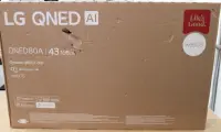 SALE OUT.  | SALE OUT. LG 43QNED80A3A | 43 | Smart TV | webOS 25 | UHD | Black | DAMAGED PACKAGING