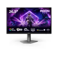 AOC AGON PRO AG276QKD2 PC lamekuvar 67,3 cm (26.5") 2560 x 1440 pikslit Quad HD QD-OLED Must, Hall