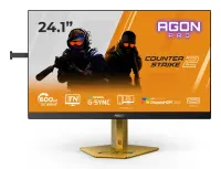 AOC AGON PRO CS24A PC lamekuvar 61,2 cm (24.1") 1920 x 1080 pikslit Full HD LED Must