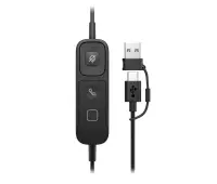 HP Poly Mission 425 Stereo USB Wired Headset Classic – pilt 7