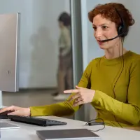 HP Poly Mission 415 Monaural USB Wired Headset – pilt 2