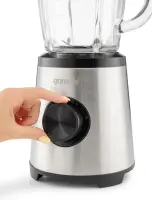 Gorenje Blender | B1300E | Tabletop | 1300 W | Jar capacity 1.75 L | Jar material Plastic | Black/Stainless steel