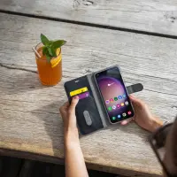 Fixed Opus | Book Case | Samsung | Galaxy A57 5G | Synthetic leather | Black – pilt 2
