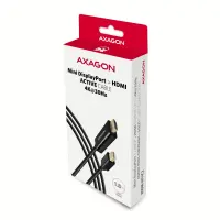 Axagon RVDM-HI14C2 Mini-DisplayPort zu HDMI Adapterkabel 4K/30 Hz 180 cm lang - Kabel - Digital/Display/Video 1,8 m Mini DisplayPort Must – pilt 6