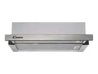 Candy Hood | CBT625/2X/1 | Telescopic | Energy efficiency class B | Width 60 cm | 332 m³/h | Mechanical | LED | Stainless steel