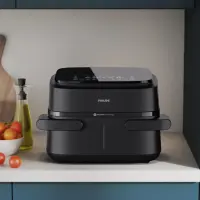 Philips 1000 series NA150/00 fritüür Kahekohaline 7 l Eraldiseisev 2450 W Kuumaõhu fritüür Must – pilt 10