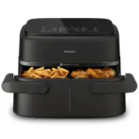 Philips 1000 series NA150/00 fritüür Kahekohaline 7 l Eraldiseisev 2450 W Kuumaõhu fritüür Must – pilt 11