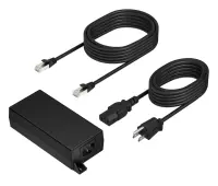 HP Poly PoE++ 65W 2.5G Adapter with 3.66m CAT6A Cable and Power Cord Must