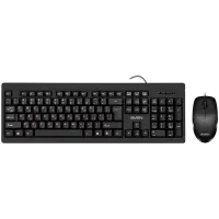 Combo Keyboard+mouse KB-S320C black (104 keys, 1000DPI, 2+1 bt.)