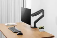 Digitus Desk Mount | Height, tilt, rotation, depth, pivot | Single Monitor Mount | 49 " | Maximum weight (capacity) 20 kg | Black – pilt 7