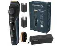 Rowenta Beard Trimmer | TN3804E0 Virtuo | Cordless | Number of length steps 39 | Black/Blue
