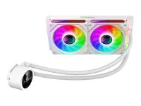 Gamemax CPU Liquid Cooler | ICEBURG 240 DIGITAL WH | White