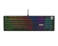 MSI FORGE GK320 RED klaviatuur Mängimine USB QWERTY US rahvusvaheline Must