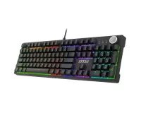MSI FORGE GK320 RED klaviatuur Mängimine USB QWERTY US rahvusvaheline Must