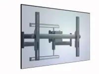 EDBAK Wall mount | Heavy Duty Swing Arm | Tilt | 42-98 " | Maximum weight (capacity) 120 kg | Black – pilt 4