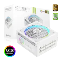 Gamemax PSU | RGB 1050G WH | 1050 W | Gold | White | Full Modular