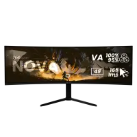 Arozzi Nova | 49 " | VA | 32:9 | 165 Hz | 4 ms | 5120 x 1440 pixels | 350 cd/m² | HDMI ports quantity 2 | Black
